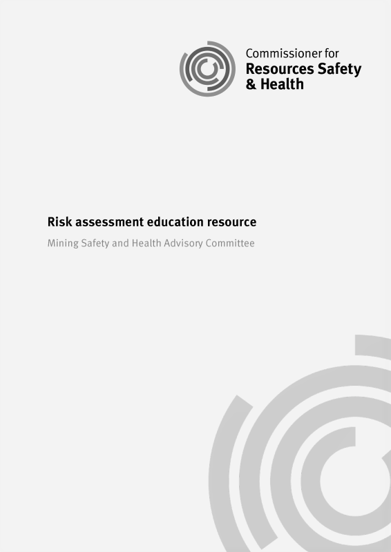 Risk assessment education resource cover